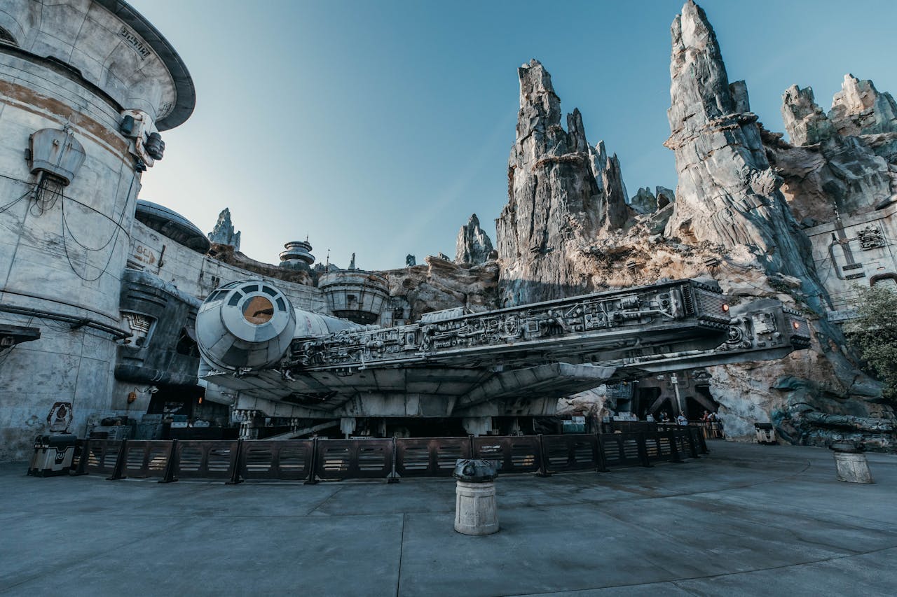 Explore the Millennium Falcon at Star Wars Galaxy's Edge in Disney World, Florida.