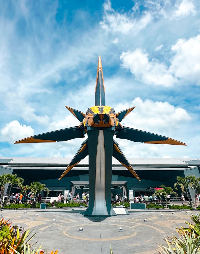 Explore a futuristic spacecraft centerpiece at Epcot Center, Bay Lake, Florida.